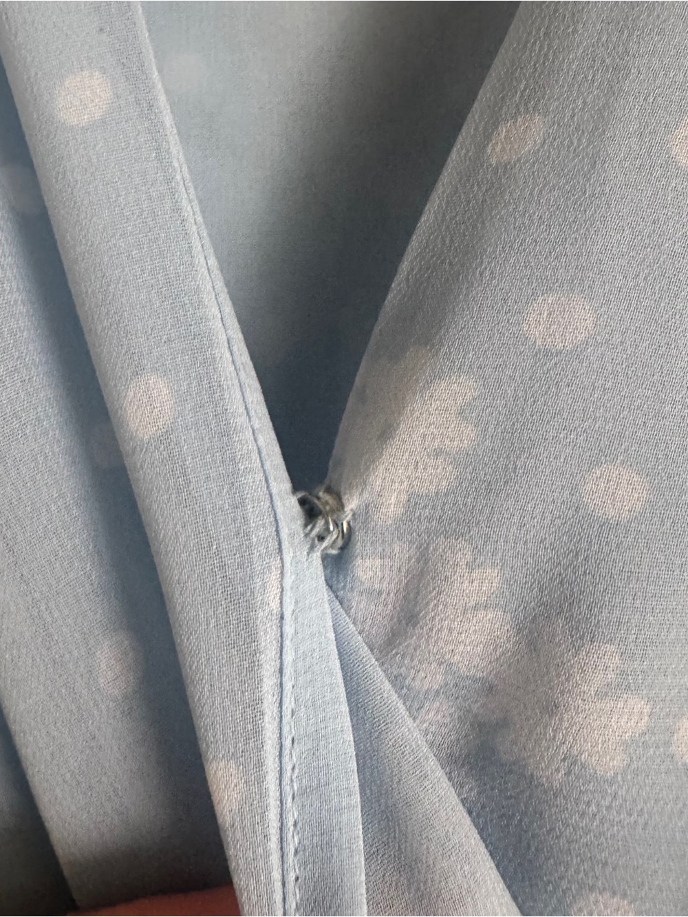 Ann Taylor Light Blue Floral Drop Waist Sleeveless V-Neck Midi Dress Size 4 - Picture 8 of 9